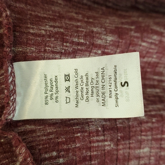 Long cardigan with pockets heathered purple - Picture 4 of 6